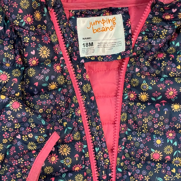 Flower 🌸 Mushroom 🍄‍🟫 Puffer Coat 18m - Picture 2 of 4